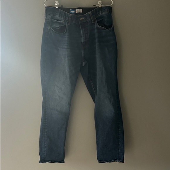 Old Navy Other - Old Navy Slim Straight Jeans in Dark Wash Blue